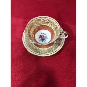 Vintage AYNSLEY"Orange" Bone China Cup & Saucer